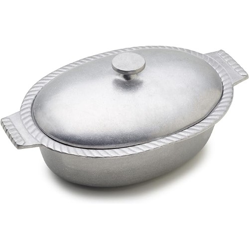 Wilton-Armetale-Gourmet-Grillware-Oval-Chili-Pot-with-Lid