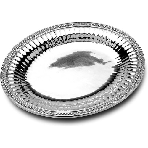 Wilton-Armetale®-Flutes-Pearls-Medium-Oval-Tray